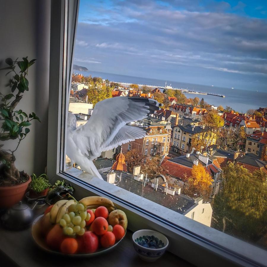 Pokoje Przy Plazy Z Widokiem Na Morze Zoppot Exterior foto