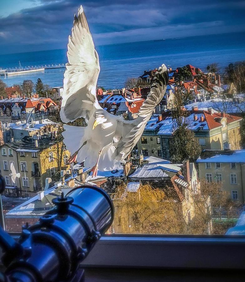 Pokoje Przy Plazy Z Widokiem Na Morze Zoppot Exterior foto