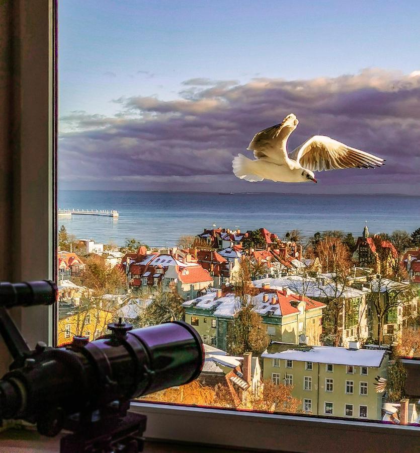 Pokoje Przy Plazy Z Widokiem Na Morze Zoppot Exterior foto