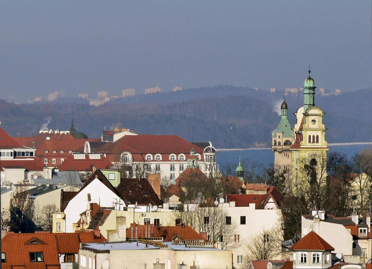 Pokoje Przy Plazy Z Widokiem Na Morze Zoppot Exterior foto