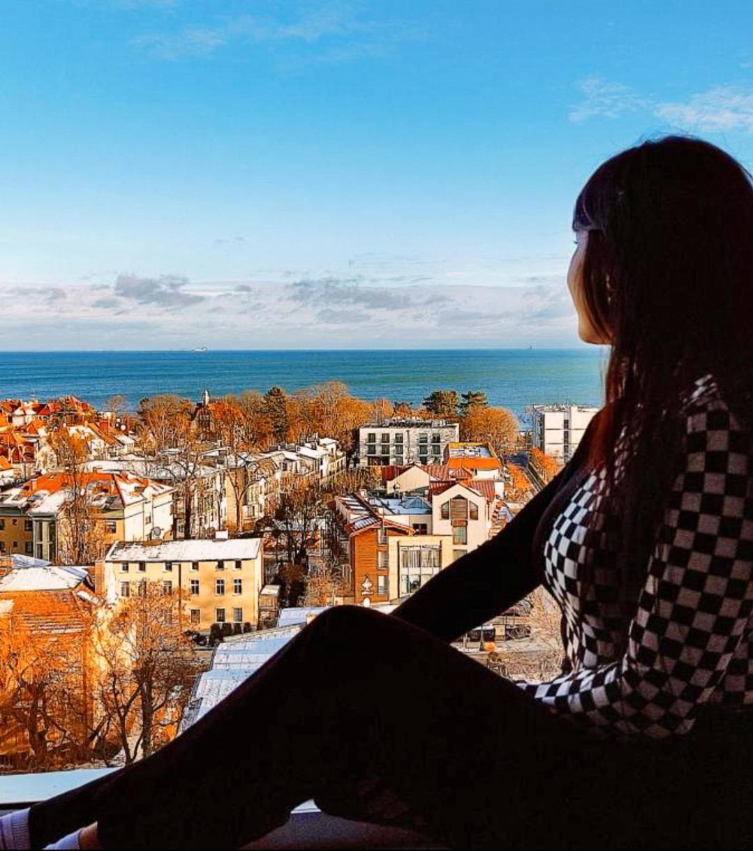 Pokoje Przy Plazy Z Widokiem Na Morze Zoppot Exterior foto